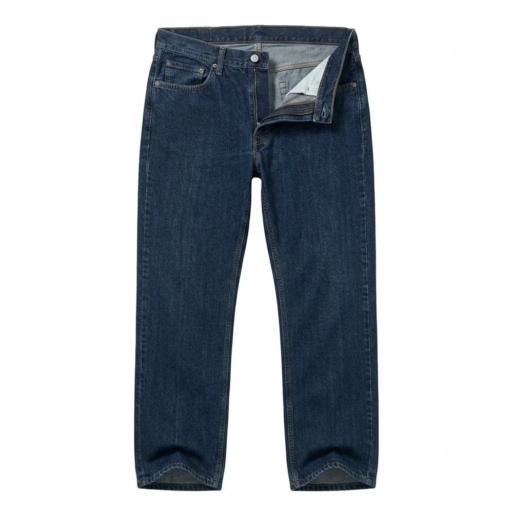 Levis 514 Straight Fit Jeans Mens 38x32 Dark Wash Indigo Denim Pants